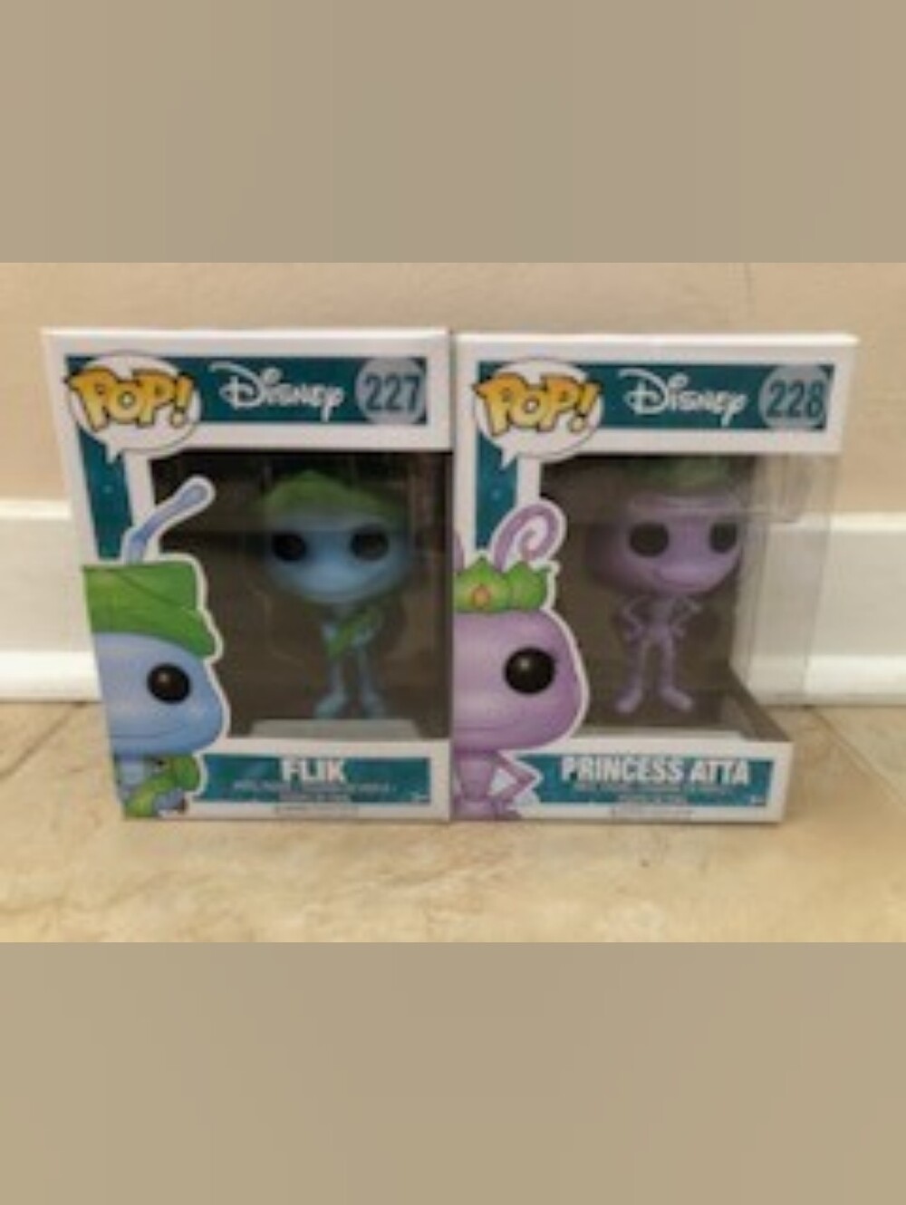 Funko Disney Flik #227 & Princess Atta #228 Pop! Figures - New